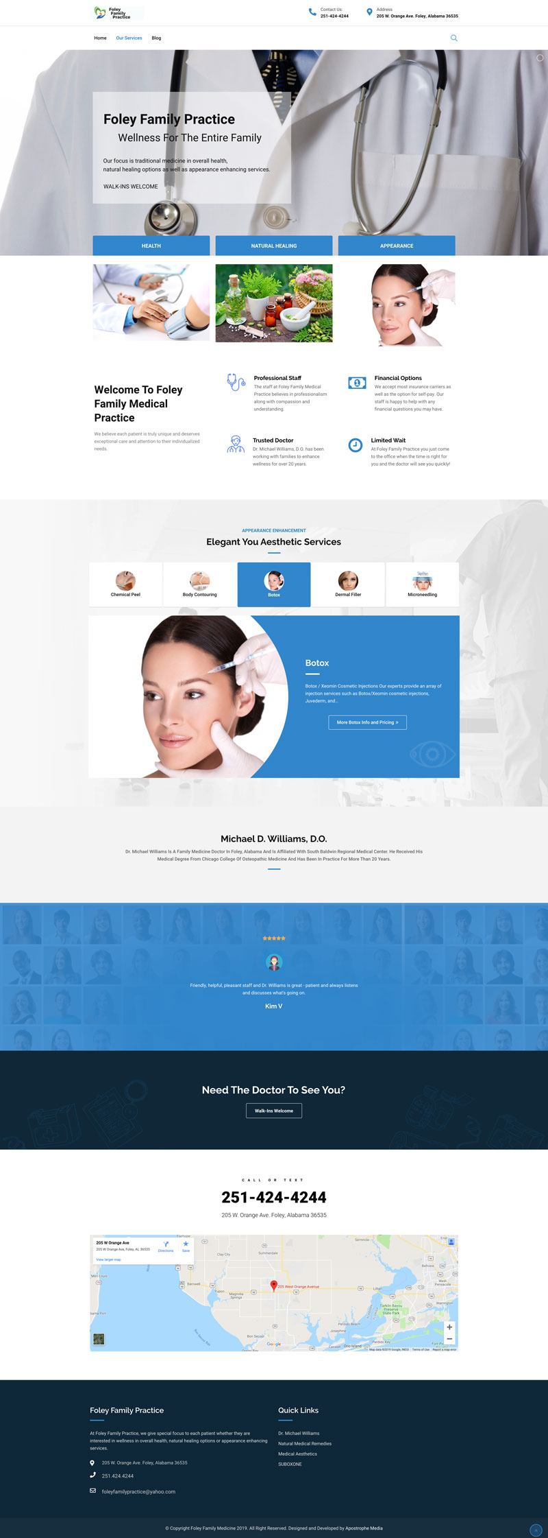 foley-family-medical-website-design